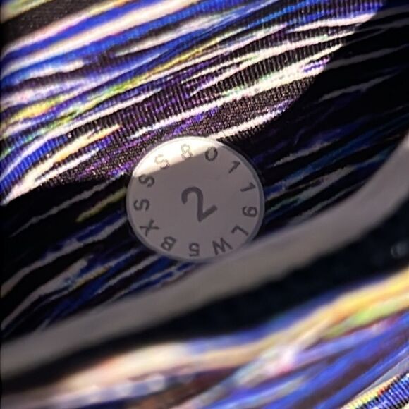 LULULEMON Fast and Free Tight II Interconnect Blue Multi Size 2 C34 - Picture 14 of 14